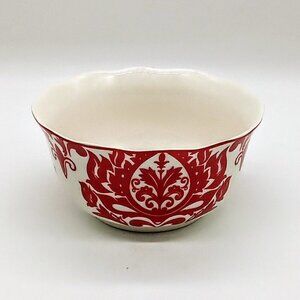 222 Fifth Muse Scallop Rim Porcelain China Bowl